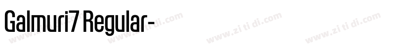 Galmuri7 Regular字体转换 Galmuri7 Regular字体转换